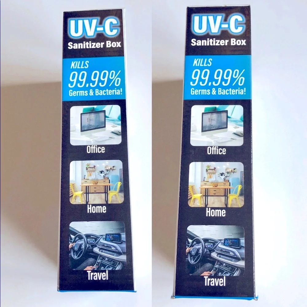 NEW UV Light Sanitizer Box Cleaner For Smartphone Jewelry Toy